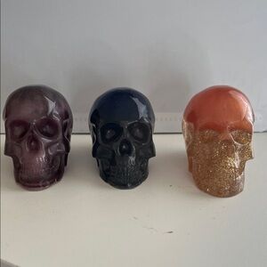 Pick 1….. Elegant Skull in Black, Purple, and Gold